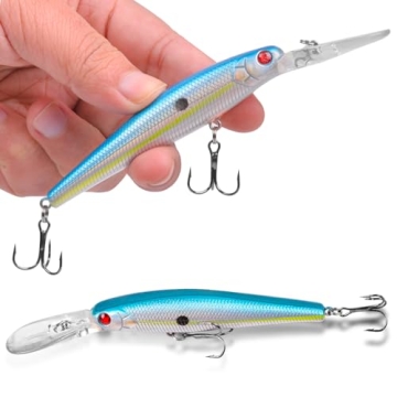 10pcs Deep Diving Fishing Lures Kit for Anglers