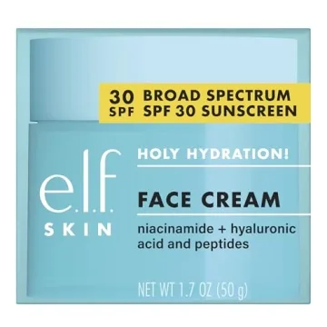 Moisturizing e.l.f. SKIN Hydration Cream with SPF 30