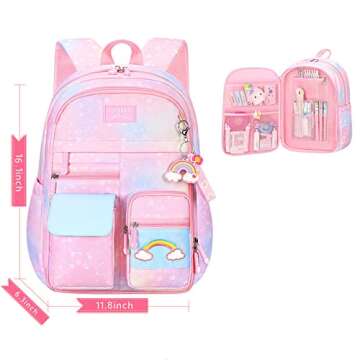 Stylish Youngsing Girls Backpack for School Adventures