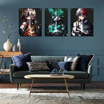 My Hero Academia Canvas Print Set - Ideal for Anime Fans
