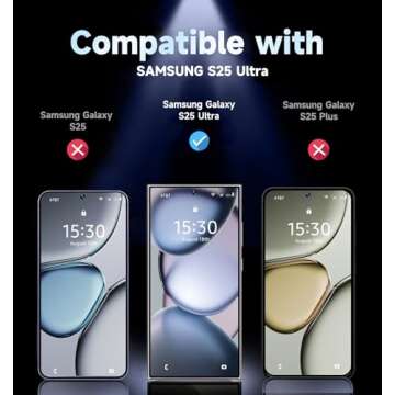MAGIC JOHN 2 Pack for Samsung Galaxy S25 Ultra Privacy Tempered Glass Screen Protector, Bubble Free,...