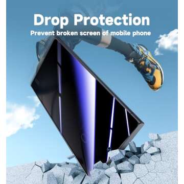 MAGIC JOHN 2 Pack for Samsung Galaxy S25 Ultra Privacy Tempered Glass Screen Protector, Bubble Free, Easy Installation, Auto Dust-Elimination