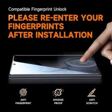 MAGIC JOHN 2 Pack for Samsung Galaxy S25 Ultra Privacy Tempered Glass Screen Protector, Bubble Free, Easy Installation, Auto Dust-Elimination