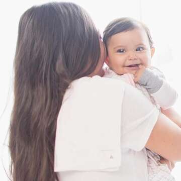 Burts Bees Baby Infant Burp Cloths, 100% Organic Cotton Extra Absorbent Soft Fabric Drool Cloths, 5-Pack Newborn Must-Have Essential Large Burping Cloths, One Size 17 x 11.75 Inches