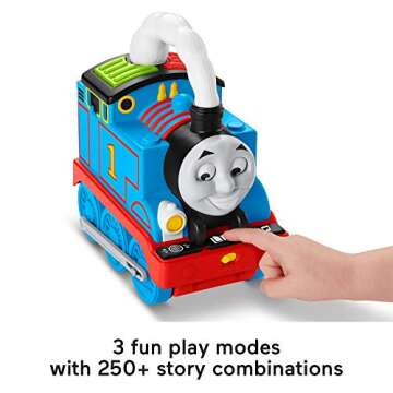 Thomas & Friends Toddler Toy Train Storytime Thomas with Lights Music Games & Interactive Stories for Preschool Kids Ages 2+ Years