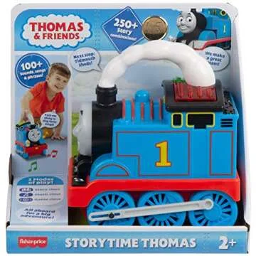 Thomas & Friends Toddler Toy Train Storytime Thomas with Lights Music Games & Interactive Stories for Preschool Kids Ages 2+ Years