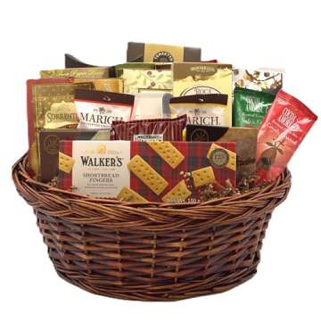 Gift Basket Village - Grand Christmas Block Party Gift Basket: Gourmet Assortment of Wafers, Cracker...