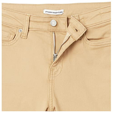 Amazon Essentials Women's Mid-Rise Skinny Jeans in Light Camel