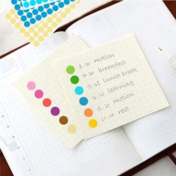 4480 Pcs 3/4" Round Color Coding Circle Dot Sticker Labels, 16 Colors for More Choices