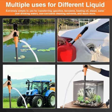 Jecatiy Battery Operated Fuel Transfer Pump - 2.2 GPM