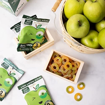 Keto Vegan Low Sugar Sour Apple Rings Candy - Project 7