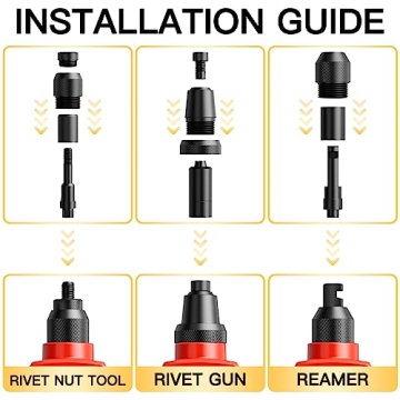 WETOLS 3 in 1 Rivet Nut Tool - Ultimate Riveting Kit