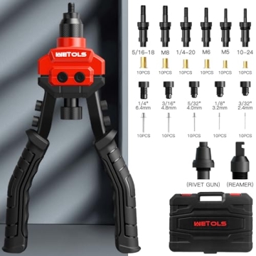 WETOLS 3 in 1 Rivet Nut Tool - Ultimate Riveting Kit