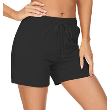 Tandisk Women's 5" Active Cotton Shorts with Pockets