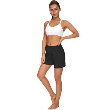 Tandisk Women's 5" Active Cotton Shorts with Pockets