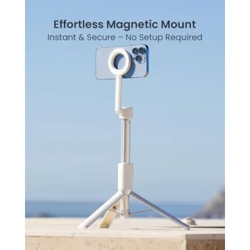 KraftGeek Magnetic Tripod for iPhone 64 In Portable Selfie Stick