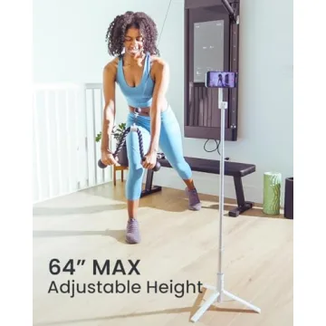 KraftGeek Magnetic Tripod for iPhone 64 In Portable Selfie Stick