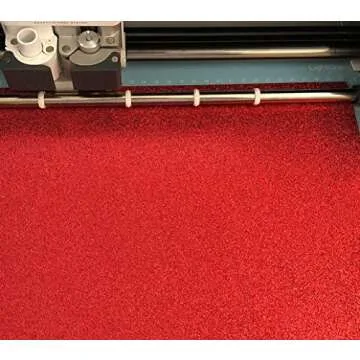 Crafasso 12" x 12" Red Glitter Cardstock - 15 Sheets