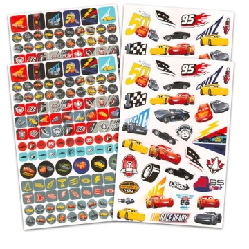 Disney Cars Stickers Bundle with 500+ Fun Stickers