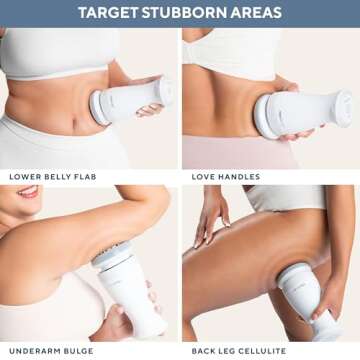 Vibro Sculpt PRO Anti-Cellulite Body Sculptor & Contour Pads – Lymphatic Massager with Micro Vibration Technology for Fast & Effective Body Toning – Easy-to-Use on Legs, Thighs, Arms & Stomach