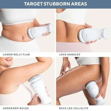 Vibro Sculpt PRO Anti-Cellulite Body Sculptor & Contour Pads – Lymphatic Massager with Micro Vibration Technology for Fast & Effective Body Toning – Easy-to-Use on Legs, Thighs, Arms & Stomach