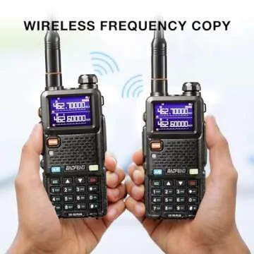 [Chirp Compatible] BAOFENG UV-5G Plus GMRS Handheld Radio, 999 Channels, 5W Long Range Rechargeable ...