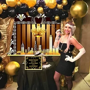 Roaring 20s Party Decorations and Balloon Garland Kit