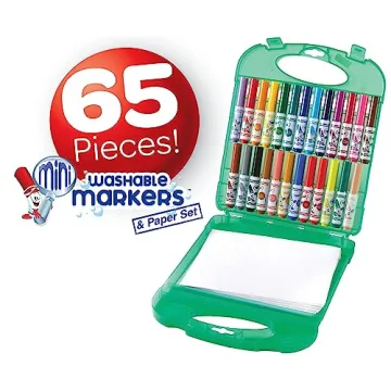 Crayola Mini Washable Marker Set for Kids, 65 Pieces