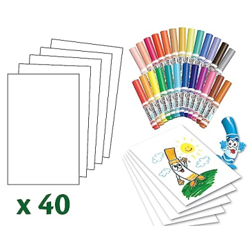 Crayola Mini Washable Marker Set for Kids, 65 Pieces
