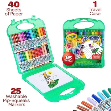 Crayola Mini Washable Marker Set for Kids, 65 Pieces