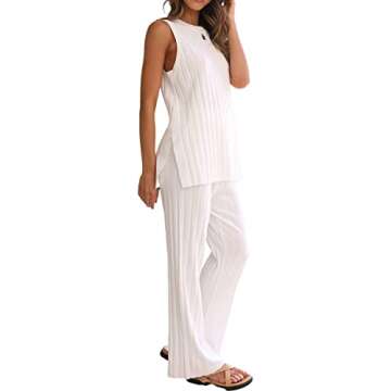 Shop Sexy Two Pieces Knit Pants Set for Women Y2K Style