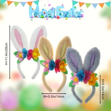 Luxurious Plush Bunny Ears Headband for All Ages