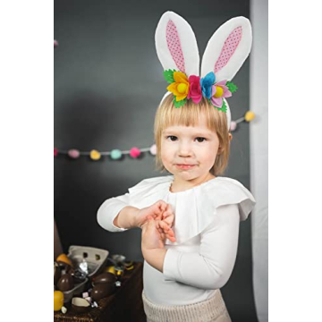 Luxurious Plush Bunny Ears Headband for All Ages