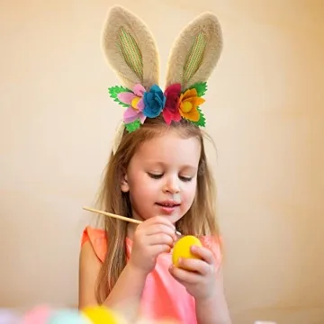 Luxurious Plush Bunny Ears Headband for All Ages