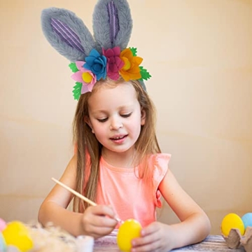 Luxurious Plush Bunny Ears Headband for All Ages
