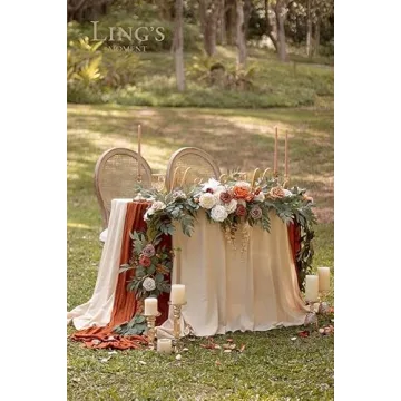 Ling's Moment Eucalyptus Greenery Garland for Weddings