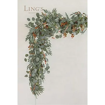Ling's Moment Eucalyptus Greenery Garland for Weddings