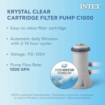 Intex Easy Set Pool 15ft x 48in with Filter Pump and Ladder