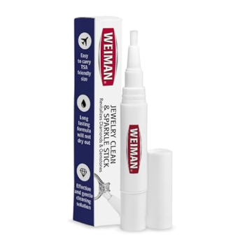 Weiman Jewelry Cleaner & Sparkle Stick - Portable Cleaning for All Jewelry
