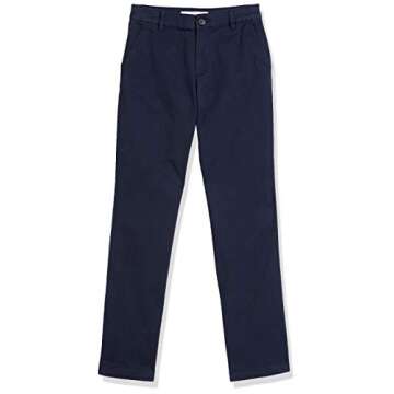 Curvy Straight-Fit Stretch Twill Chino Pants for Women