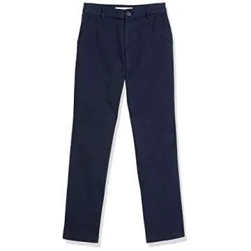 Curvy Straight-Fit Stretch Twill Chino Pants for Women