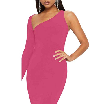 Elegant One Shoulder Backless Long Dress for Parties