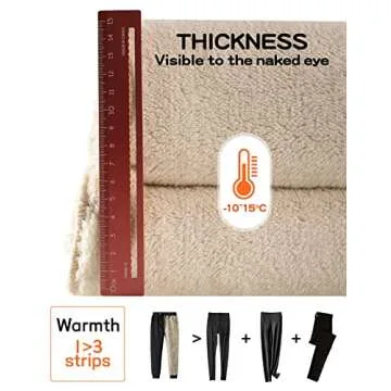 Gihuo Men's Warm Sherpa Lined Athletic Sweatpants