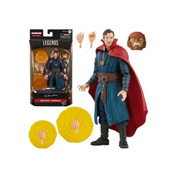 Spider-Man Marvel Legends Series Doctor Strange 6-inch Collectible Action Figure Toy and 4 Accessori...