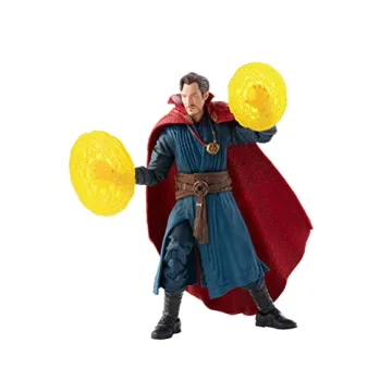 Spider-Man Marvel Legends Series Doctor Strange 6-inch Collectible Action Figure Toy and 4 Accessories and 1 Build-A-Figure Part(s), Multicolor