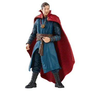 Spider-Man Marvel Legends Series Doctor Strange 6-inch Collectible Action Figure Toy and 4 Accessories and 1 Build-A-Figure Part(s), Multicolor