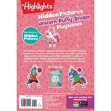 Unicorn Sticker Activity Book - Fun for Kids 3 to 8