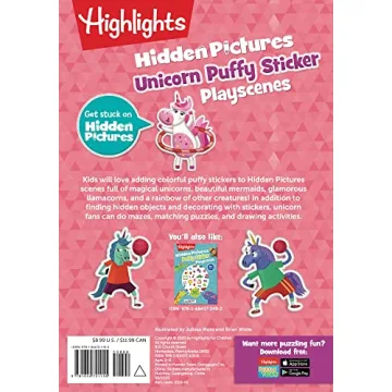 Unicorn Sticker Activity Book - Fun for Kids 3 to 8