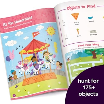 Unicorn Sticker Activity Book - Fun for Kids 3 to 8