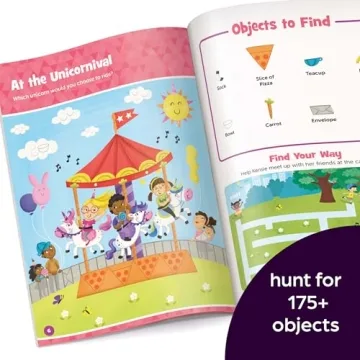 Unicorn Sticker Activity Book - Fun for Kids 3 to 8